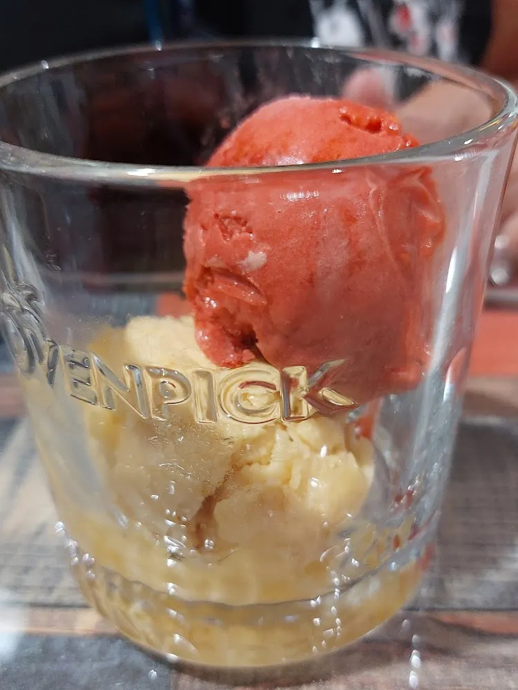 Glace Abricot Et Framboises